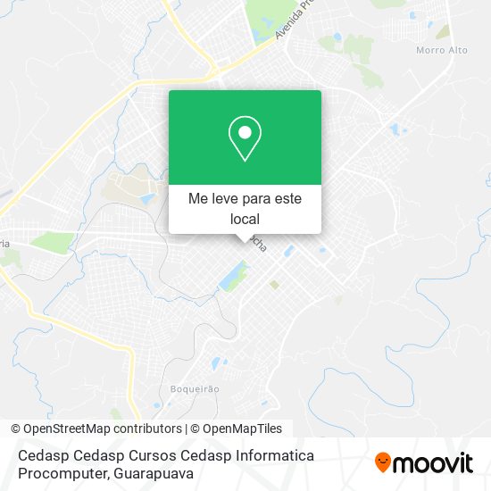 Cedasp Cedasp Cursos Cedasp Informatica Procomputer mapa