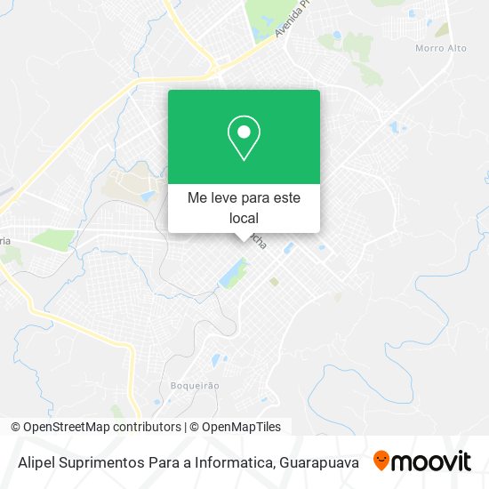 Alipel Suprimentos Para a Informatica mapa