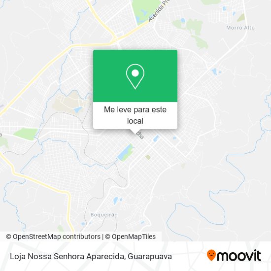 Loja Nossa Senhora Aparecida mapa