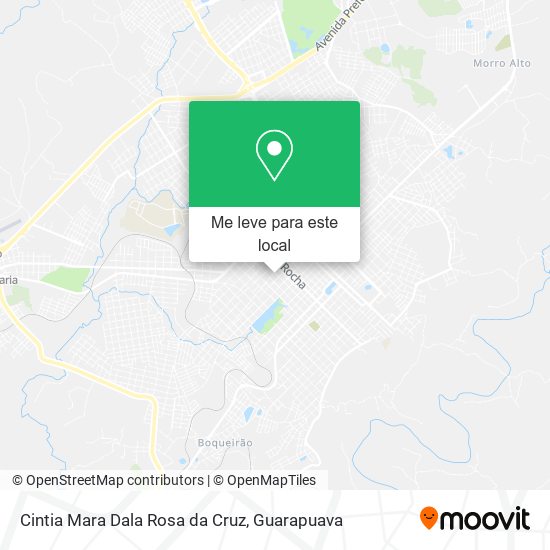 Cintia Mara Dala Rosa da Cruz mapa