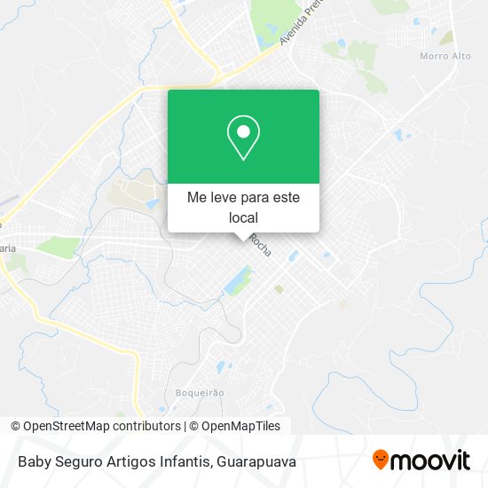 Baby Seguro Artigos Infantis mapa