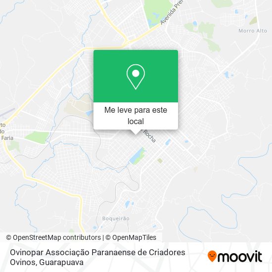 Ovinopar Associação Paranaense de Criadores Ovinos mapa