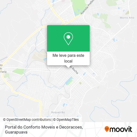 Portal do Conforto Moveis e Decoracoes mapa