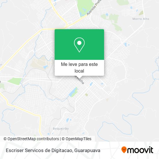 Escriser Servicos de Digitacao mapa