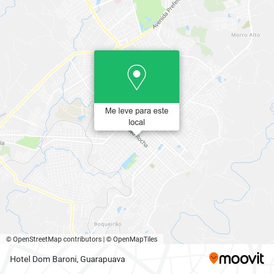 Hotel Dom Baroni mapa