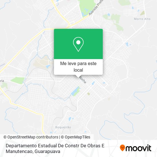 Departamento Estadual De Constr De Obras E Manutencao mapa