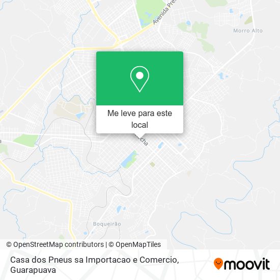 Casa dos Pneus sa Importacao e Comercio mapa