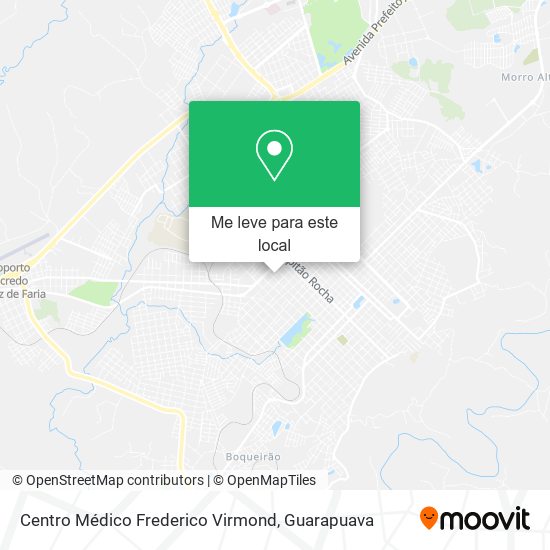 Centro Médico Frederico Virmond mapa
