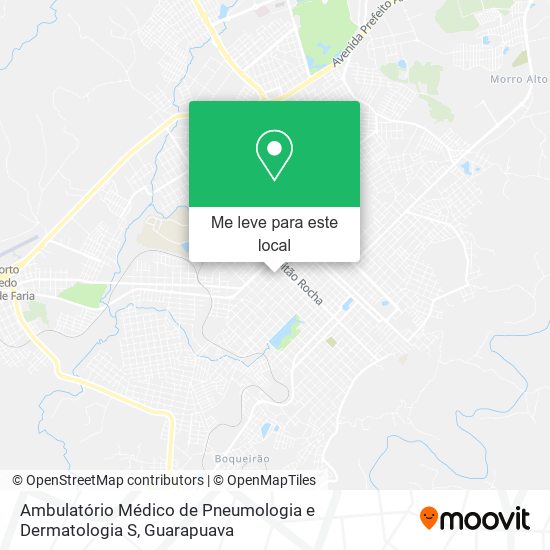 Ambulatório Médico de Pneumologia e Dermatologia S mapa