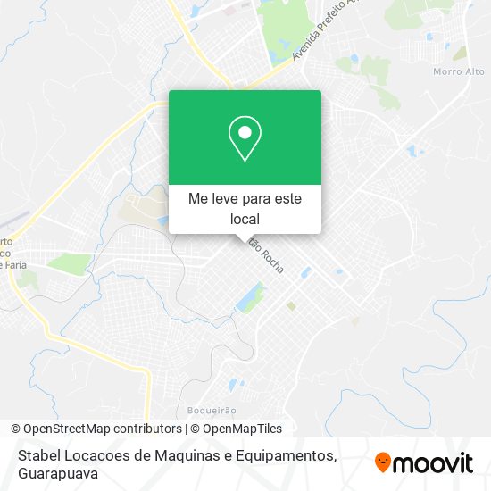 Stabel Locacoes de Maquinas e Equipamentos mapa