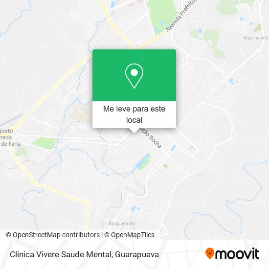 Clinica Vivere Saude Mental mapa