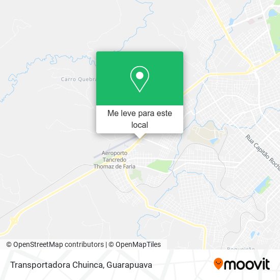 Transportadora Chuinca mapa