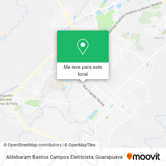 Aldebaram Bastos Campos Eletricista mapa