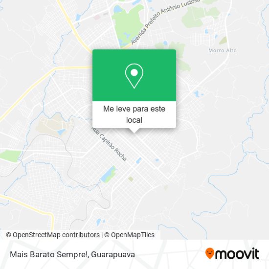 Mais Barato Sempre! mapa