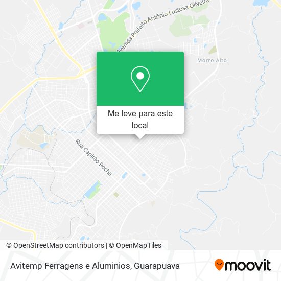 Avitemp Ferragens e Aluminios mapa