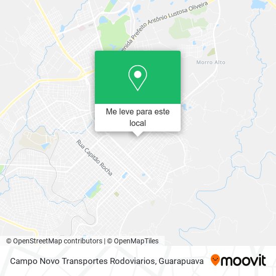 Campo Novo Transportes Rodoviarios mapa