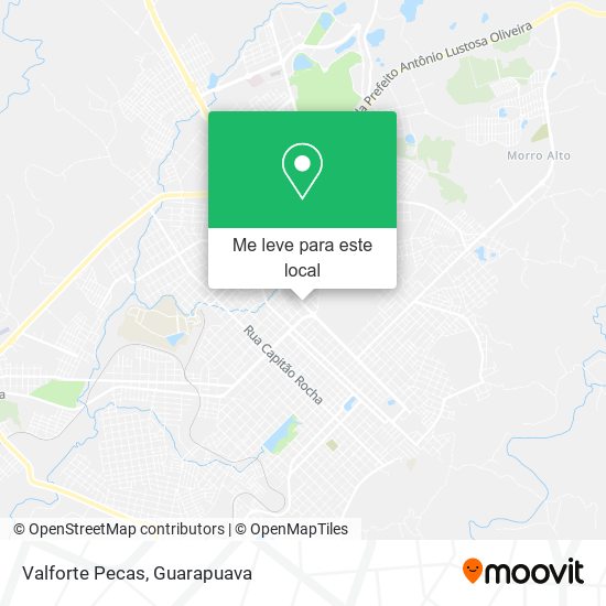 Valforte Pecas mapa