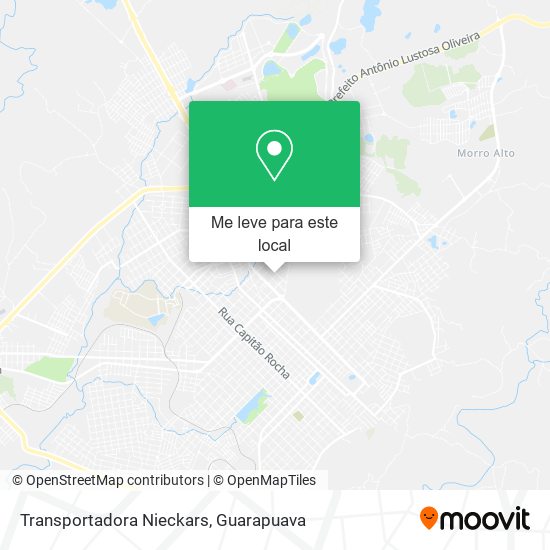 Transportadora Nieckars mapa