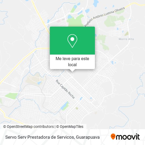 Servo Serv Prestadora de Servicos mapa