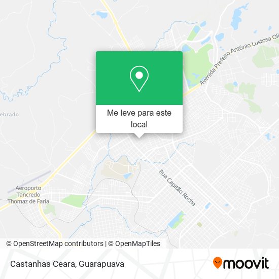 Castanhas Ceara mapa