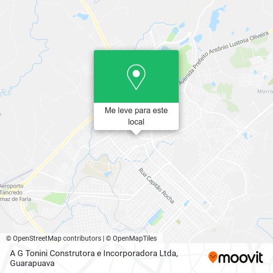 A G Tonini Construtora e Incorporadora Ltda mapa