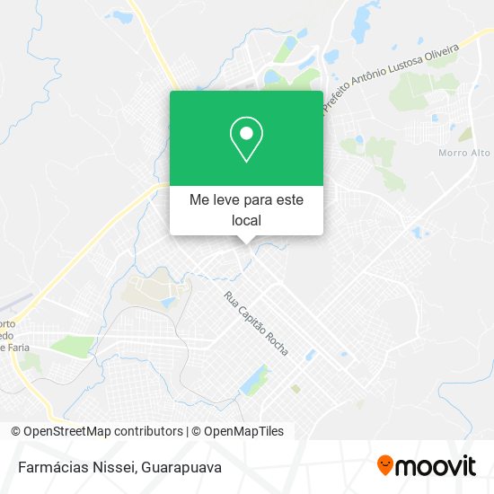 Farmácias Nissei mapa