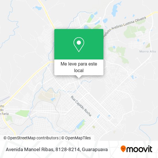 Avenida Manoel Ribas, 8128-8214 mapa