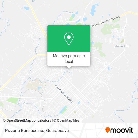 Pizzaria Bonsucesso mapa