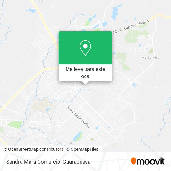 Sandra Mara Comercio mapa