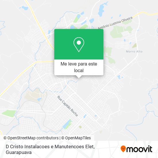 D Cristo Instalacoes e Manutencoes Elet mapa