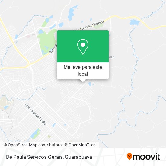 De Paula Servicos Gerais mapa