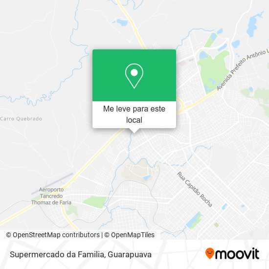 Supermercado da Familia mapa