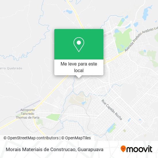 Morais Materiais de Construcao mapa