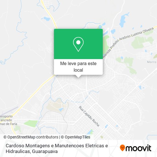 Cardoso Montagens e Manutencoes Eletricas e Hidraulicas mapa