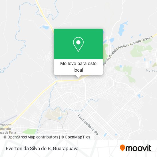 Everton da Silva de B mapa