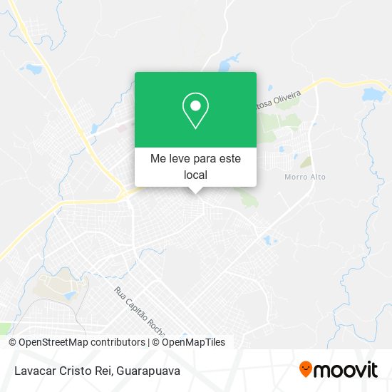 Lavacar Cristo Rei mapa