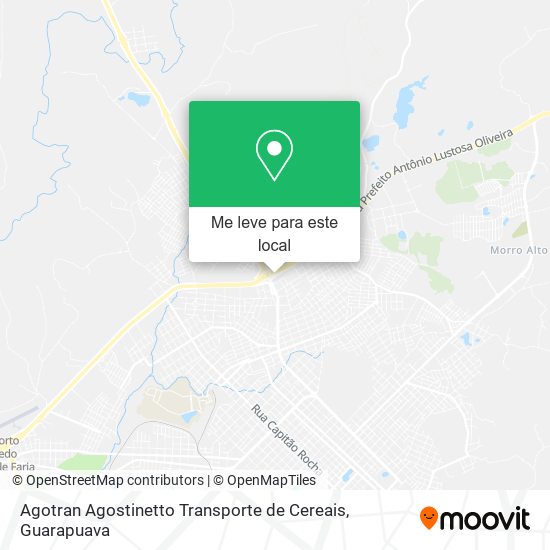 Agotran Agostinetto Transporte de Cereais mapa