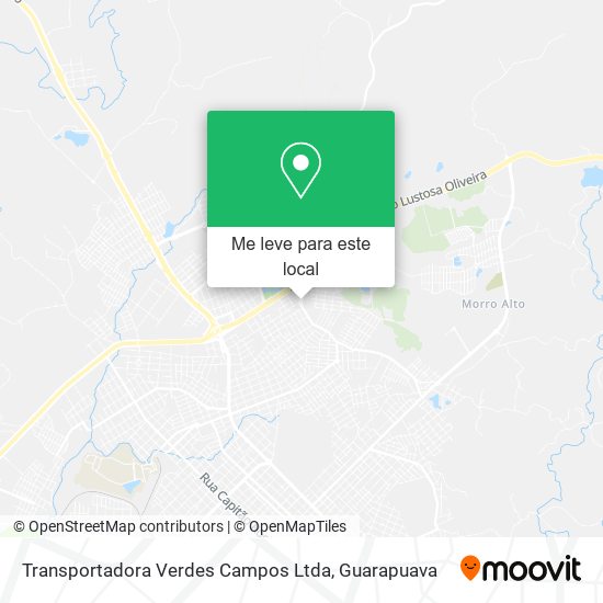 Transportadora Verdes Campos Ltda mapa