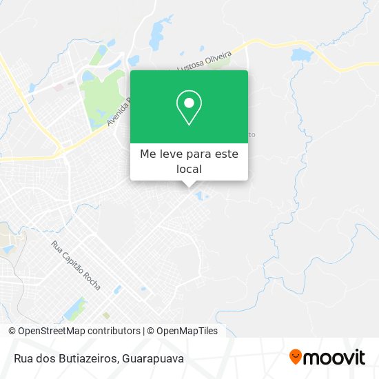 Rua dos Butiazeiros mapa