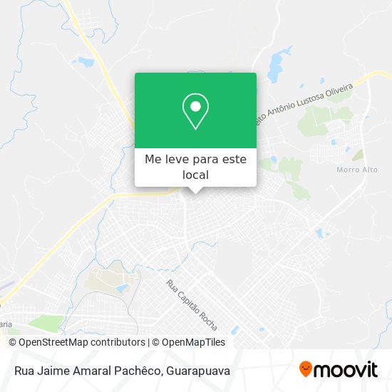 Rua Jaime Amaral Pachêco mapa