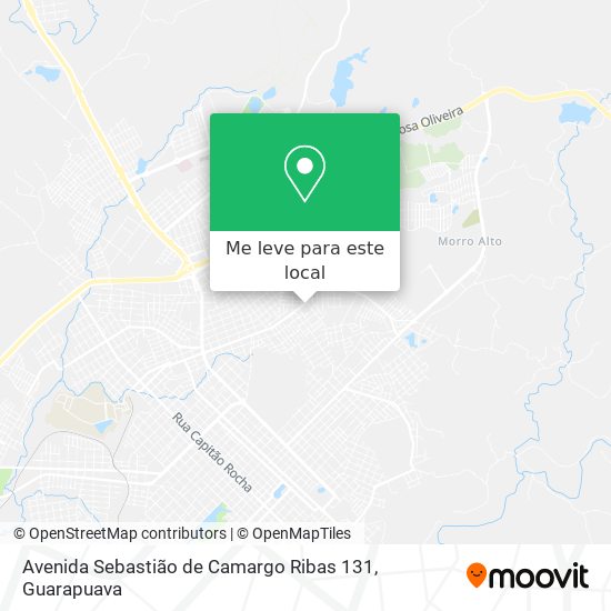 Avenida Sebastião de Camargo Ribas 131 mapa