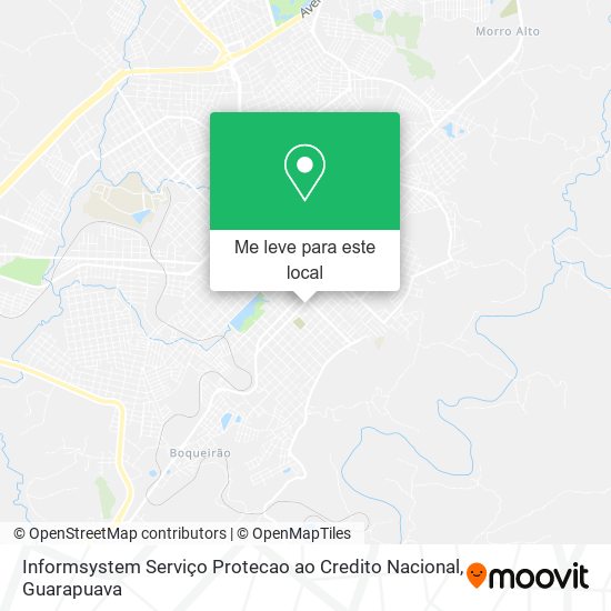 Informsystem Serviço Protecao ao Credito Nacional mapa