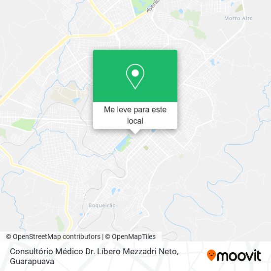 Consultório Médico Dr. Líbero Mezzadri Neto mapa