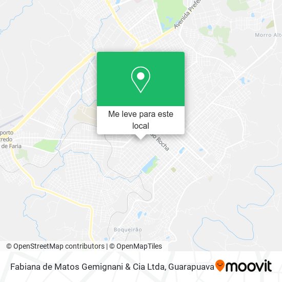 Fabiana de Matos Gemignani & Cia Ltda mapa