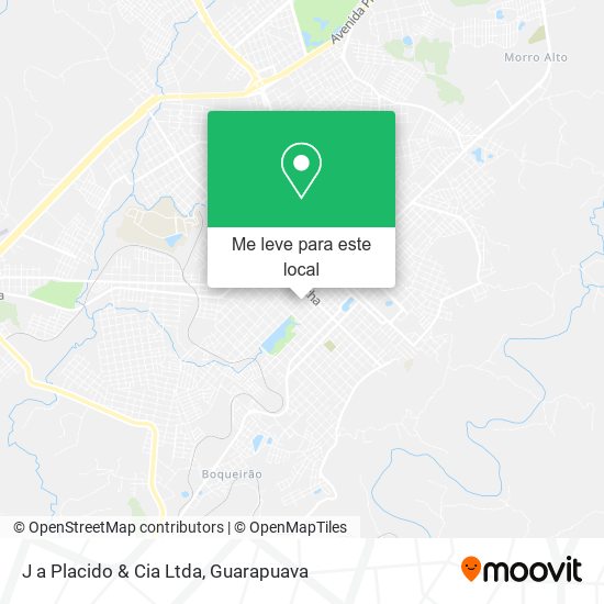J a Placido & Cia Ltda mapa