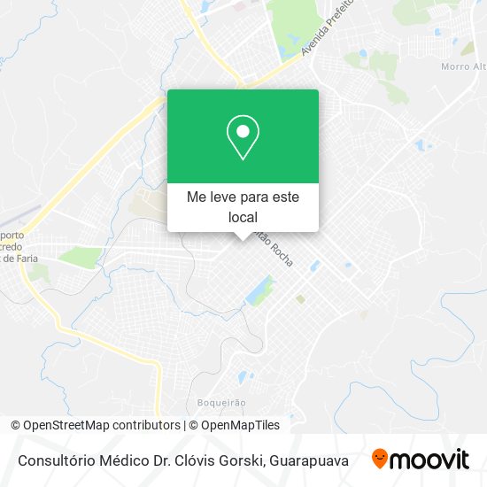 Consultório Médico Dr. Clóvis Gorski mapa