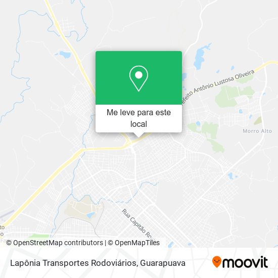 Lapônia Transportes Rodoviários mapa