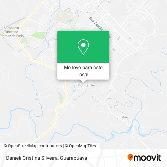 Danieli Cristina Silveira mapa