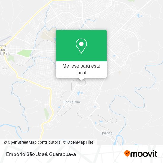 Empório São José mapa