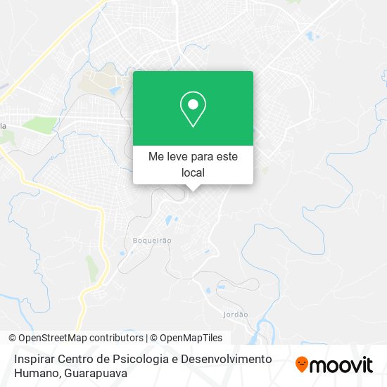 Inspirar Centro de Psicologia e Desenvolvimento Humano mapa